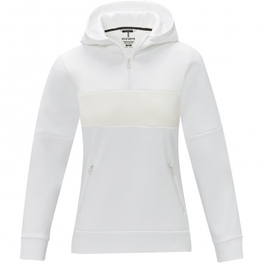 Logo trade promotional giveaway photo of: Sayan women's half zip anorak hooded sweater