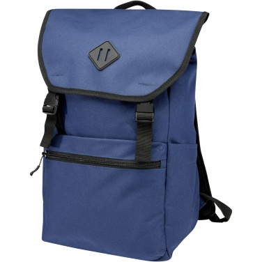 Logo trade promotional gift photo of: REPREVE® Our Ocean™ 15" GRS RPET laptop backpack 19L