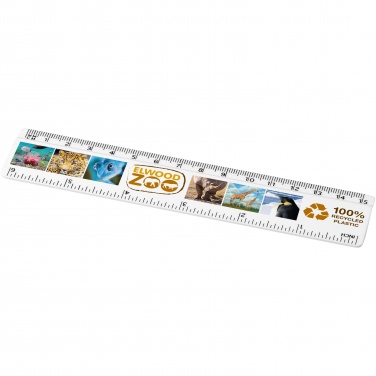 Logo trade advertising products picture of: Refari 15 cm recycled plastic ruler