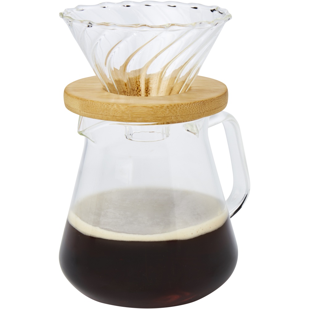 Logo trade corporate gifts picture of: Geis 500 ml glass coffee maker