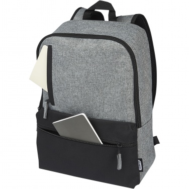 Logotrade promotional merchandise picture of: Reclaim 15" GRS recycled two-tone laptop backpack 14L