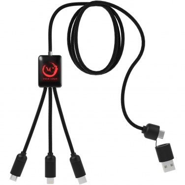 Logo trade advertising products picture of: SCX.design C28 5-in-1 extended charging cable