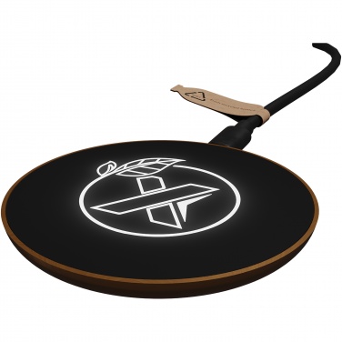 Logotrade corporate gift picture of: SCX.design W13 10W wooden wireless charging station