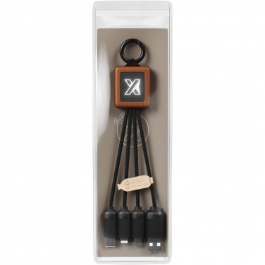 Logo trade promotional gifts picture of: SCX.design C19 wooden easy to use cable