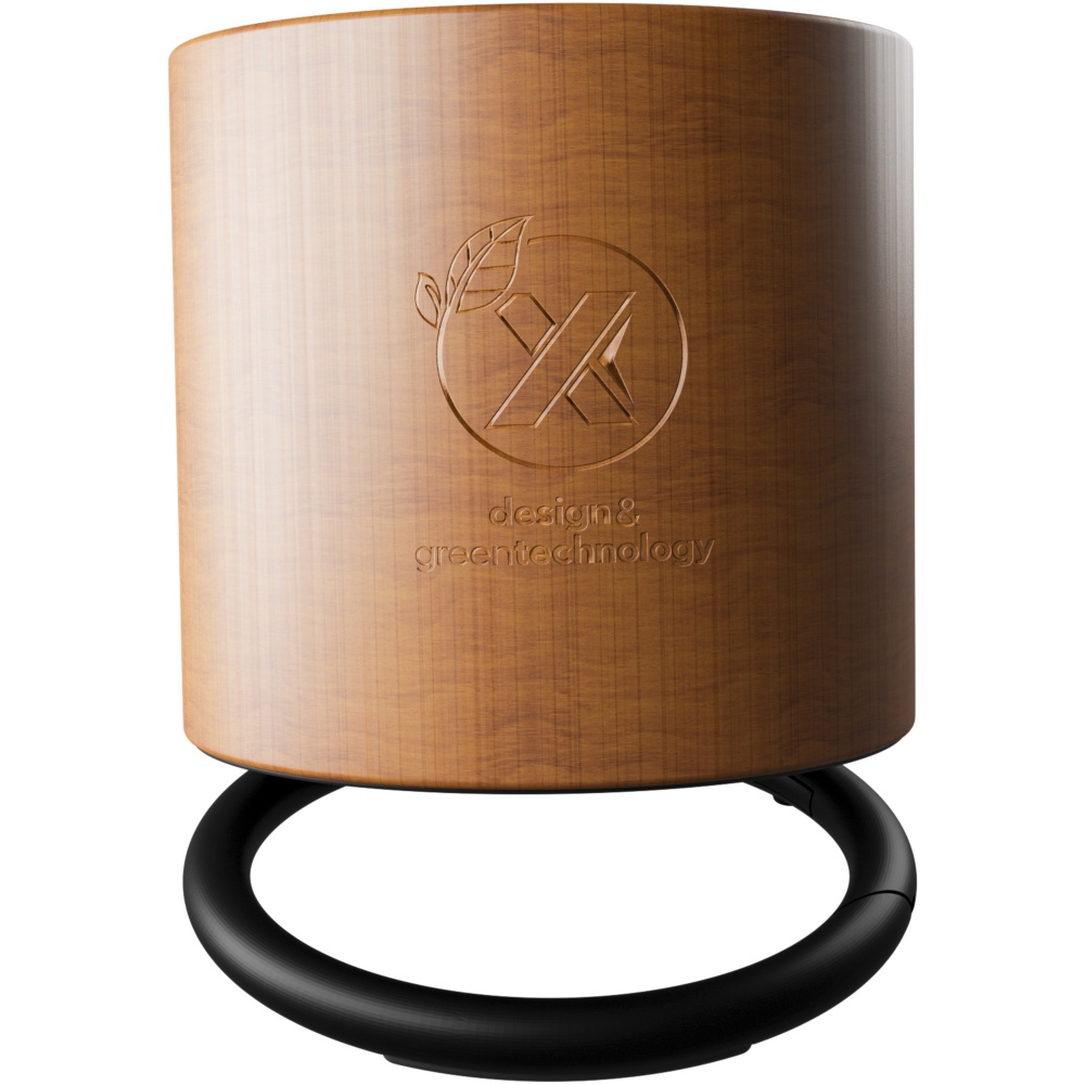 Logotrade promotional merchandise image of: SCX.design S27 3W wooden ring speaker