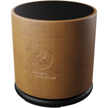 Logotrade promotional merchandise picture of: SCX.design S27 3W wooden ring speaker