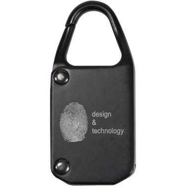 Logo trade promotional items image of: SCX.design T10 fingerprint padlock