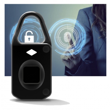 Logo trade promotional products picture of: SCX.design T10 fingerprint padlock