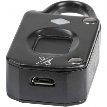 Logo trade promotional gifts image of: SCX.design T10 fingerprint padlock