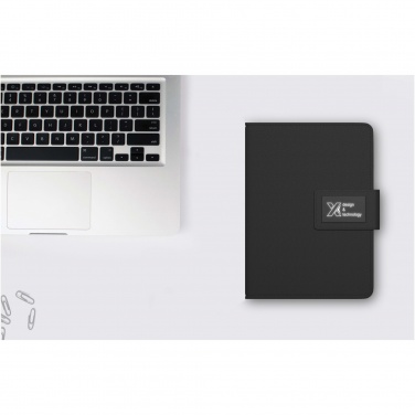 Logotrade business gift image of: SCX.design O16 A5 light-up notebook power bank