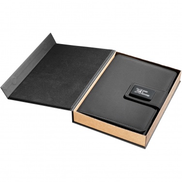 Logotrade corporate gift image of: SCX.design O16 A5 light-up notebook power bank