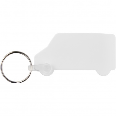 Logotrade promotional products photo of: Tait van-shaped recycled keychain