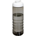 H2O Active® Eco Treble 750 ml flip lid sport bottle, Charcoal / White