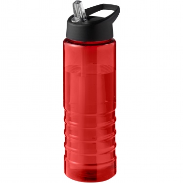 Logo trade promotional gifts picture of: H2O Active® Eco Treble 750 ml spout lid sport bottle 