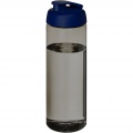 H2O Active® Eco Vibe 850 ml flip lid sport bottle, Charcoal / Blue