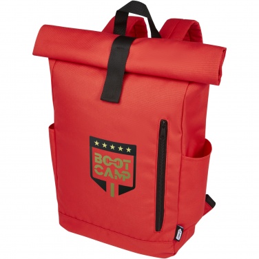 Logo trade promotional items picture of: Byron 15.6" GRS RPET roll-top backpack 18L