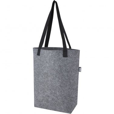 Logotrade advertising product image of: Felta GRS recycled felt tote bag with wide bottom 12L