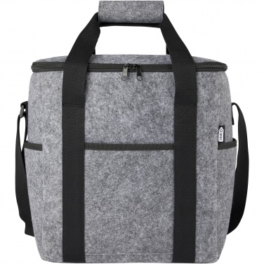 Logotrade corporate gift image of: Felta GRS recycled felt bottle cooler bag 21L