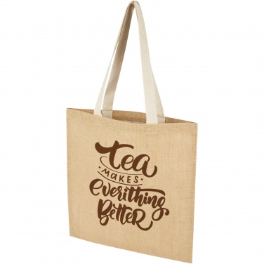 Logotrade promotional gift picture of: Juta 300 g/m² jute tote bag 7L