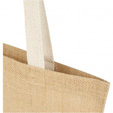 Logotrade promotional gift picture of: Juta 300 g/m² jute tote bag 7L