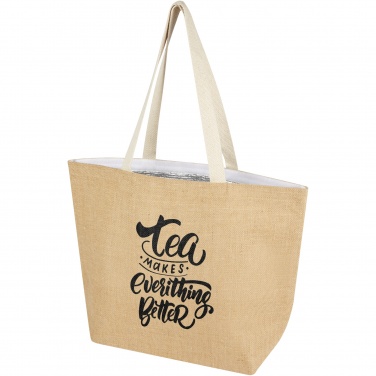 Logotrade promotional gift image of: Juta 300 g/m² jute cooler tote bag 12L