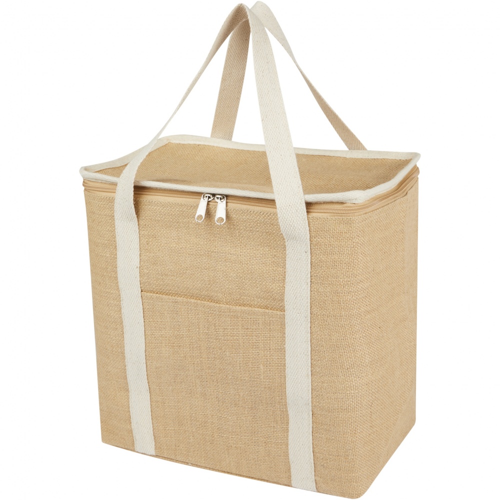 Logo trade promotional merchandise picture of: Juta 300 g/m² jute cooler bag 19L