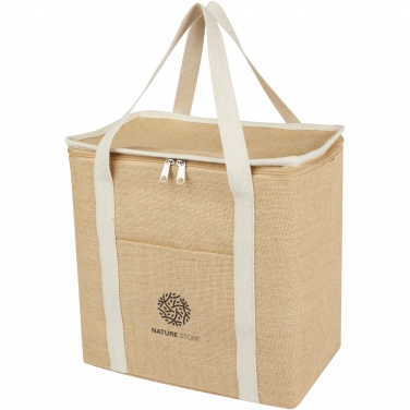 Logo trade promotional merchandise picture of: Juta 300 g/m² jute cooler bag 19L