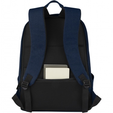 Logotrade promotional item picture of: Joey 15.6" GRS recycled canvas anti-theft laptop backpack 18L