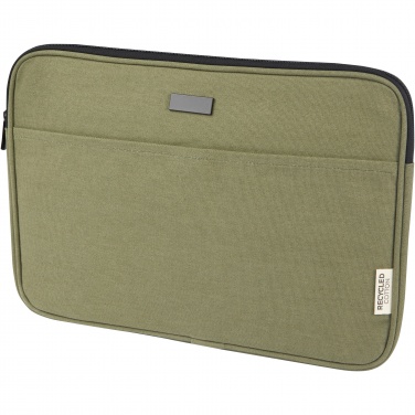 Logo trade corporate gift photo of: Joey 14" GRS recycled canvas laptop sleeve 2L