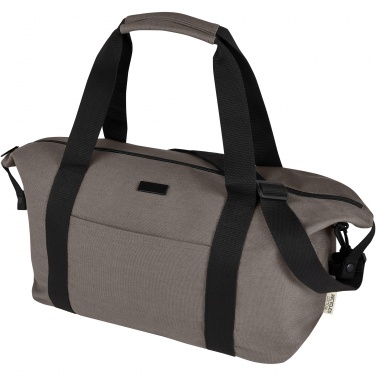 Logo trade promotional merchandise image of: Joey GRS recycled canvas sports duffel bag 25L