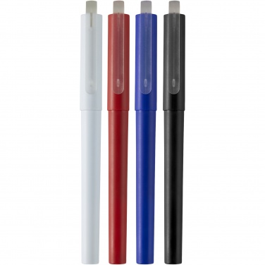 Logo trade promotional items picture of: Mauna recycled PET gel rollerball pen