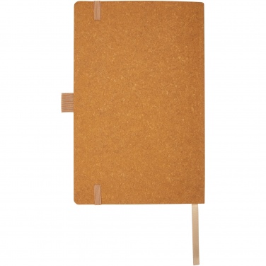 Logo trade advertising products picture of: Kilau recycled leather notebook 