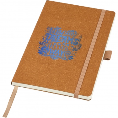 Logo trade promotional products picture of: Kilau recycled leather notebook 