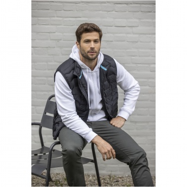 Logo trade promotional merchandise picture of: Epidote men's GRS recycled insulated down bodywarmer