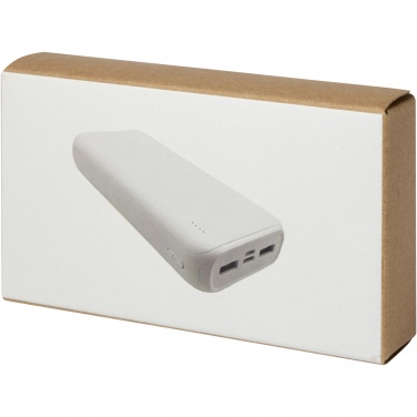 Logo trade business gifts image of: Electro 20.000 mAh recycled plastic power bank 