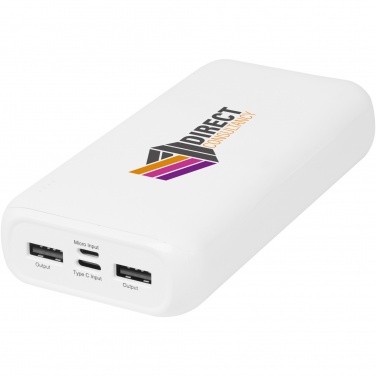 Logo trade promotional products picture of: Electro 20.000 mAh recycled plastic power bank 