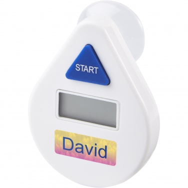 Logo trade business gifts image of: Guitty digital shower timer