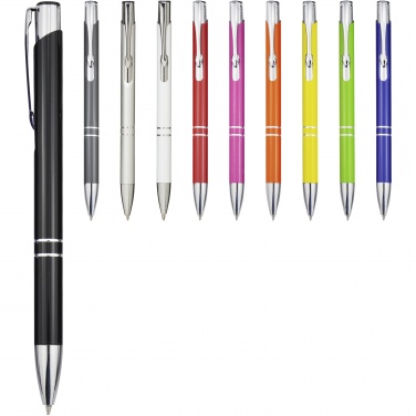 Logo trade promotional items image of: Moneta recycled aluminium ballpoint pen