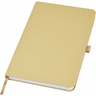 Logo trade promotional items image of: Fabianna crush paper hard cover notebook