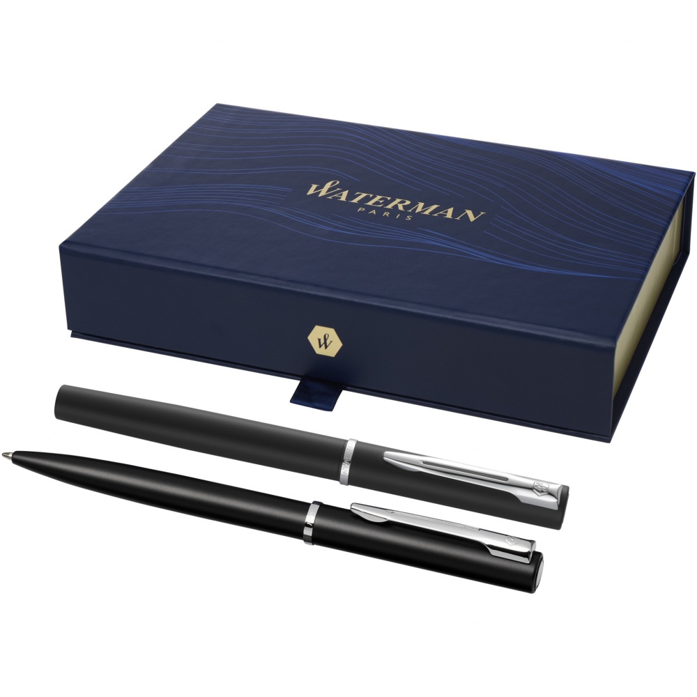 Logotrade corporate gifts photo of: Waterman Allure rollerball and ballpoint pen set 