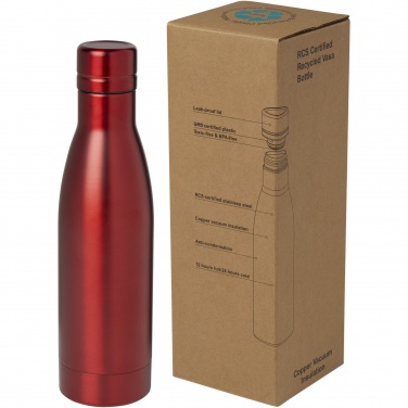 Logotrade promotional gift image of: Vasa 500 ml RCS certified recycled stainless steel copper vacuum insulated bottle