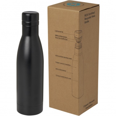 Logo trade promotional merchandise picture of: Vasa 500 ml RCS certified recycled stainless steel copper vacuum insulated bottle