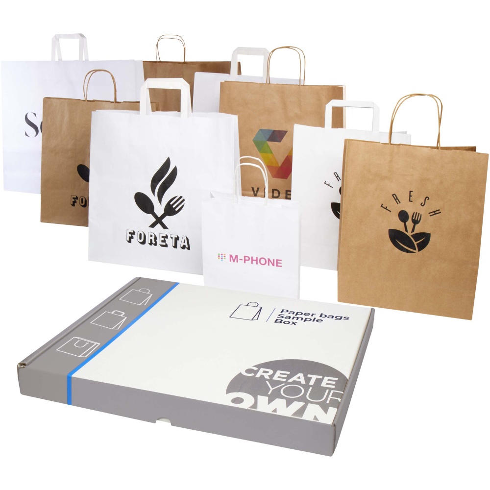 Logotrade promotional gift picture of: Kraft paper bags sample box