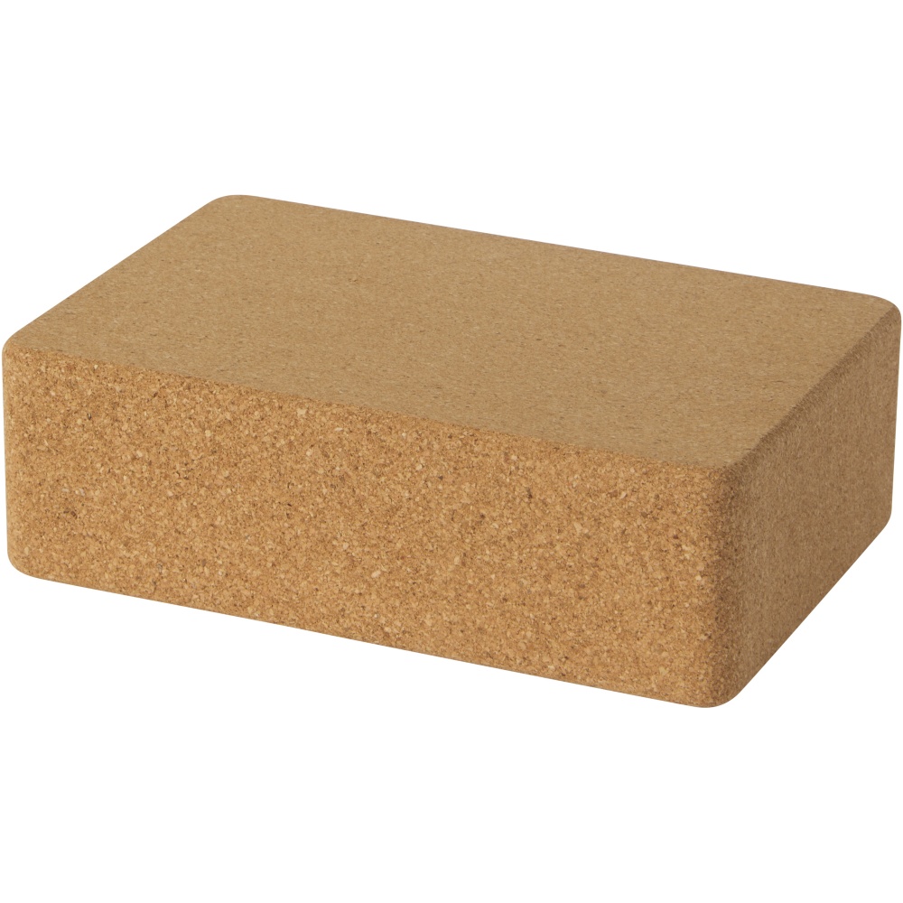 Logotrade corporate gift picture of: Trikona cork yoga brick