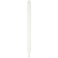 Chartik monochromatic recycled paper ballpoint pen with matte finish, White