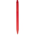 Chartik monochromatic recycled paper ballpoint pen with matte finish, Red