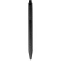 Chartik monochromatic recycled paper ballpoint pen with matte finish, Solid black