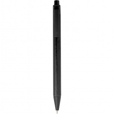 Logo trade promotional giveaways image of: Chartik monochromatic recycled paper ballpoint pen with matte finish