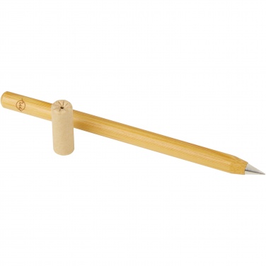 Logo trade promotional merchandise photo of: Perie bamboo inkless pen