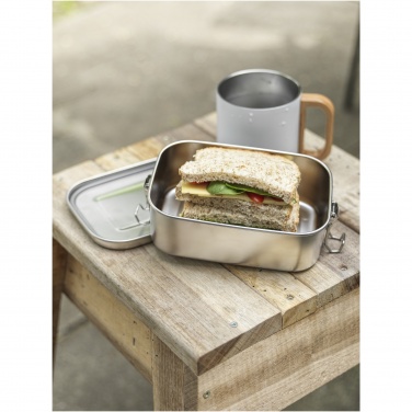 Logotrade advertising products photo of: Titan recycled stainless steel lunch box